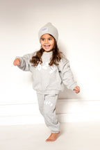 The COZY Little Lounger Tracksuit Marl Grey